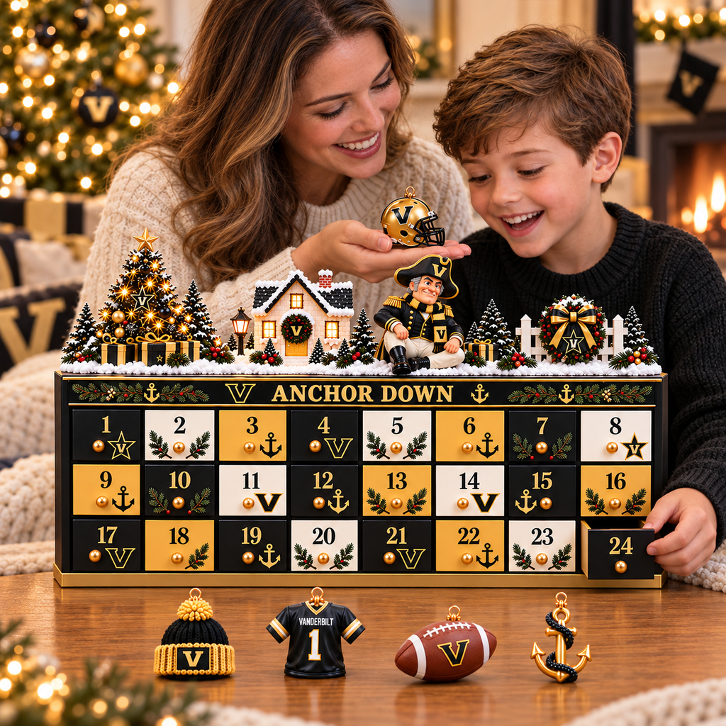 Premium VDBC Christmas Wooden Advent Calendar PVNA