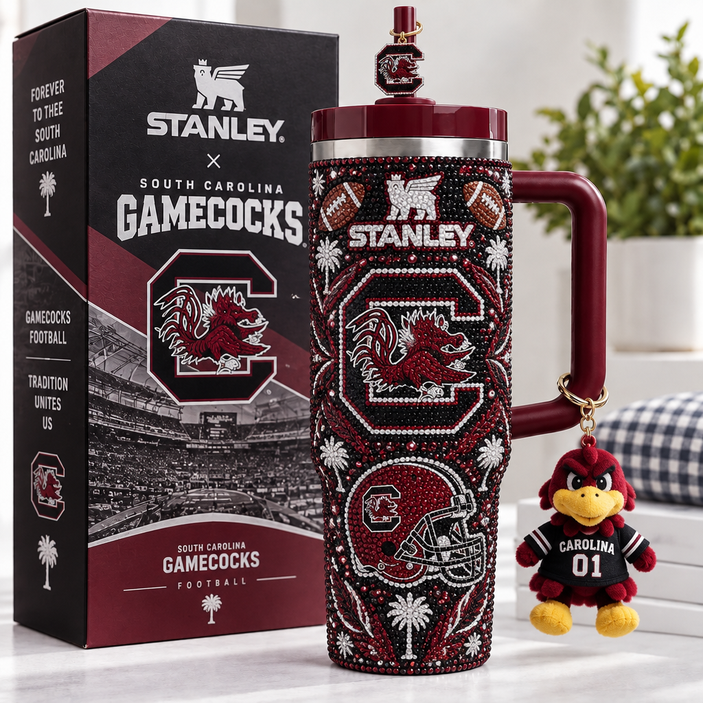 South Carolina Gamecocks 40oz Tumbler With Handle TTNL