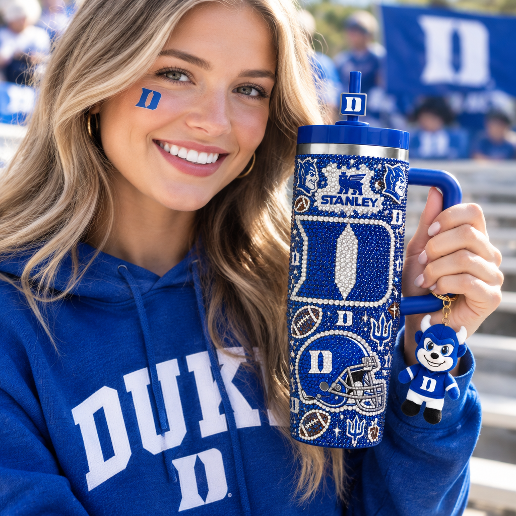 Duke Blue Devils 40oz Tumbler With Handle TTNL