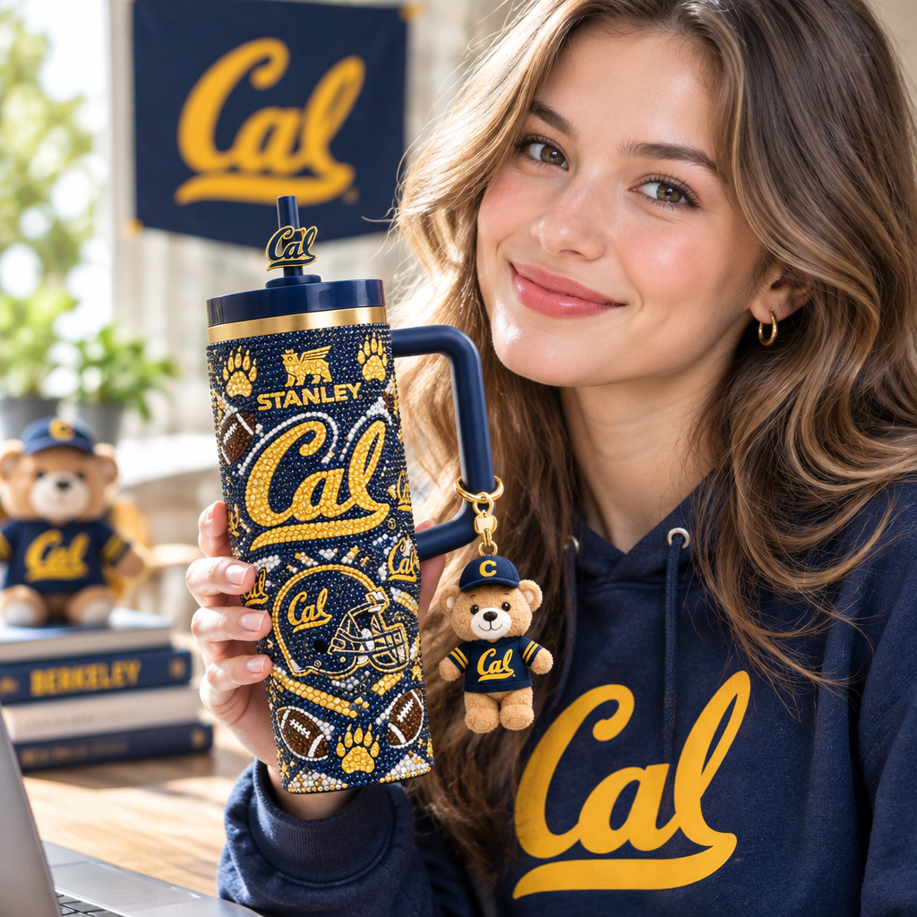 California Golden Bears 40oz Tumbler With Handle TTNL
