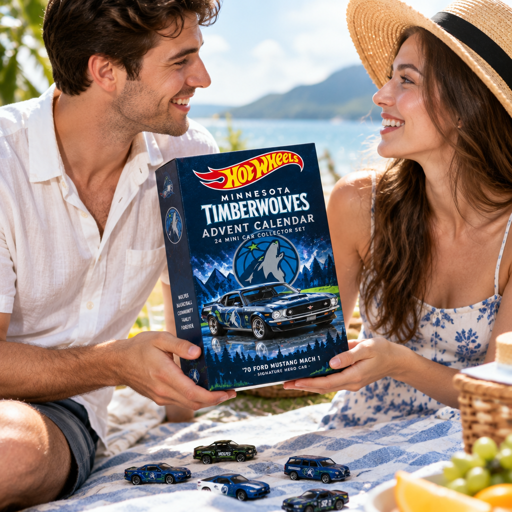 Minnesota Timberwolves Premium Mini Car Advent Calendar