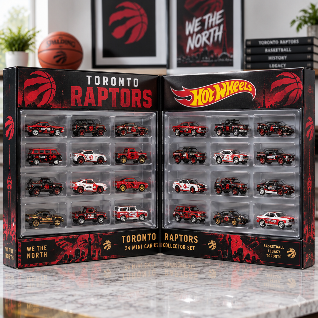 Toronto Raptors Premium Mini Car Advent Calendar