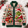 TGR WOOL ZIP CARDIGAN NPL