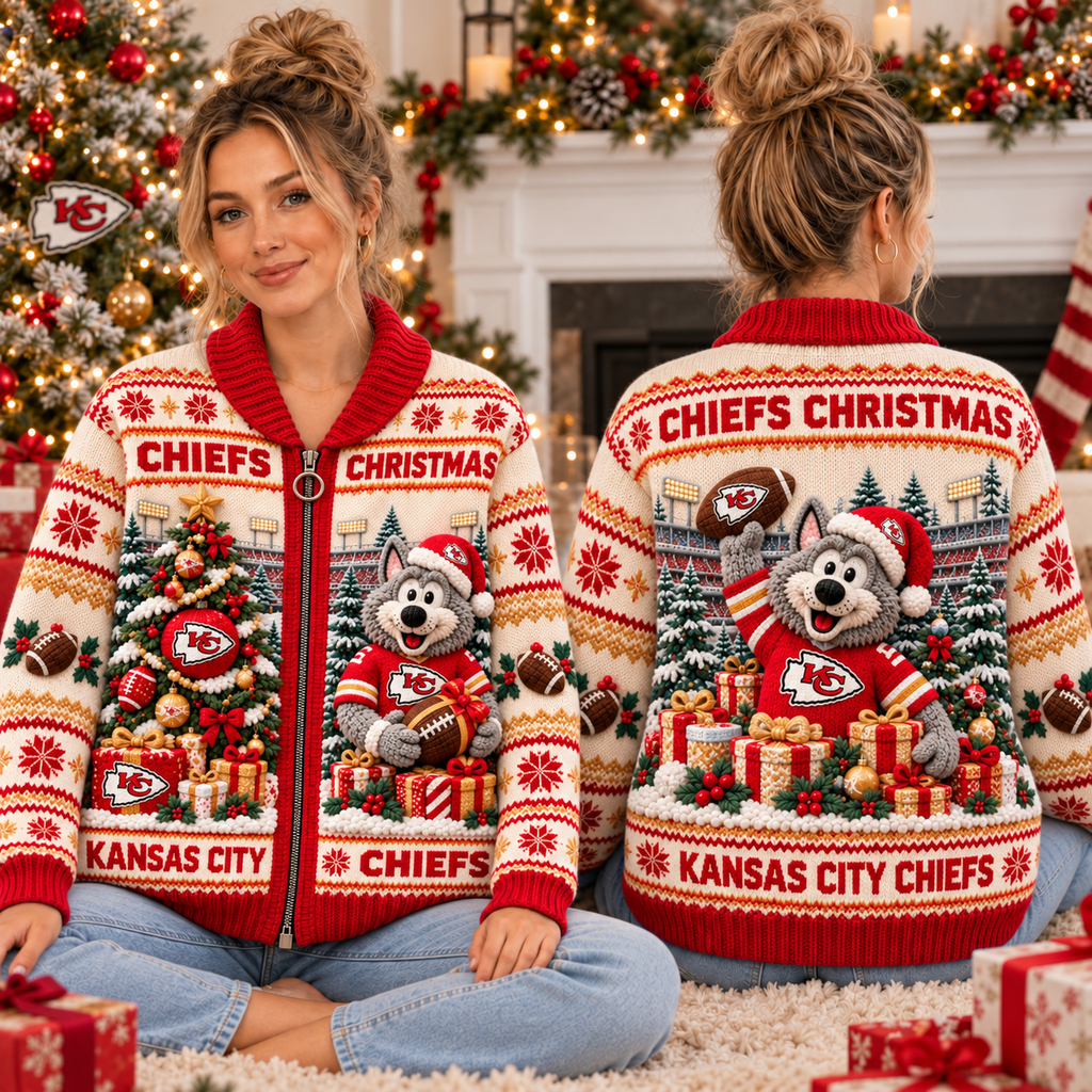 KCC WOOL ZIP CARDIGAN NPL