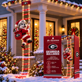 GGBD Animated Climbing Ladder Christmas Decoration BMD