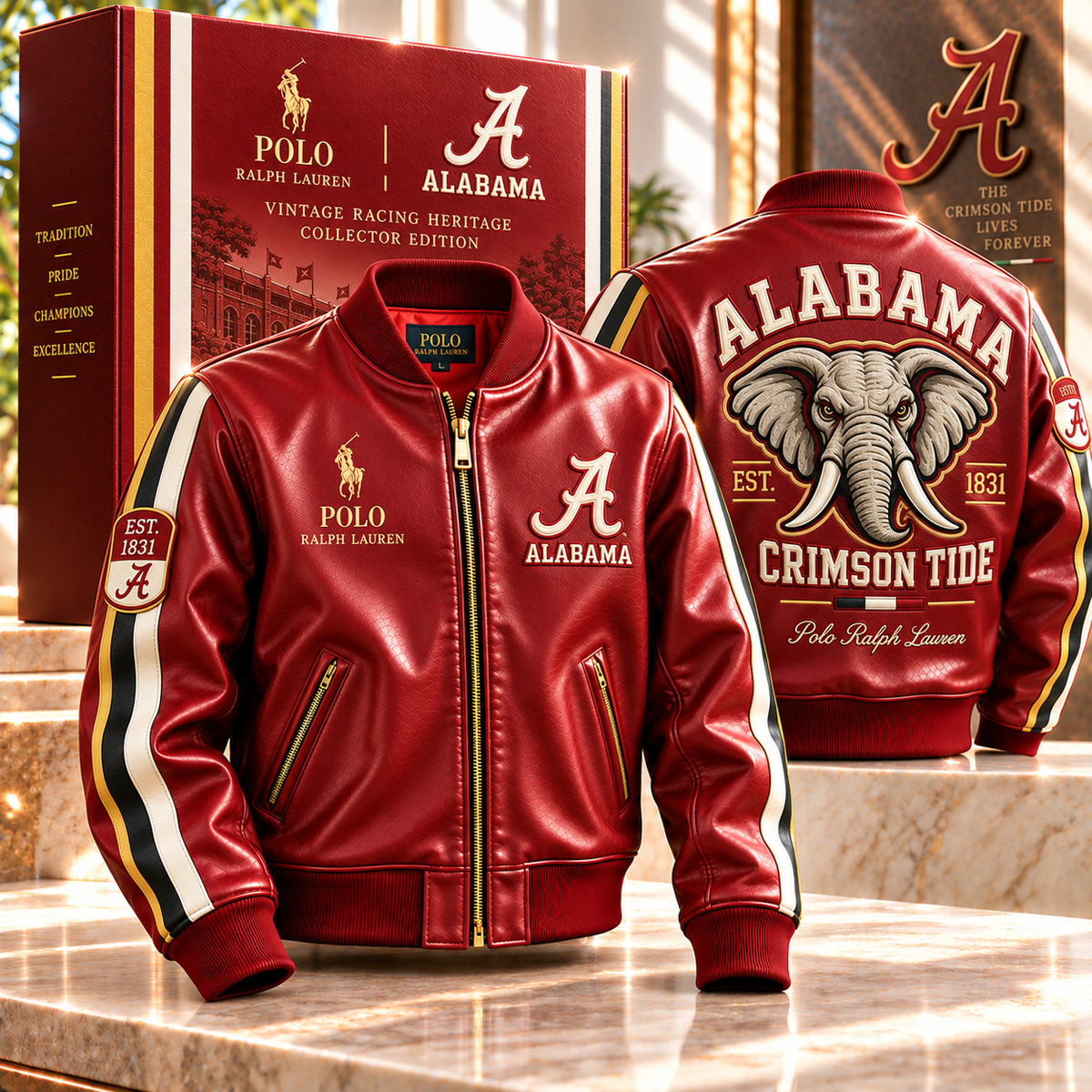 ACT PREMIUM LEATHER BOMBER JACKET NTNA