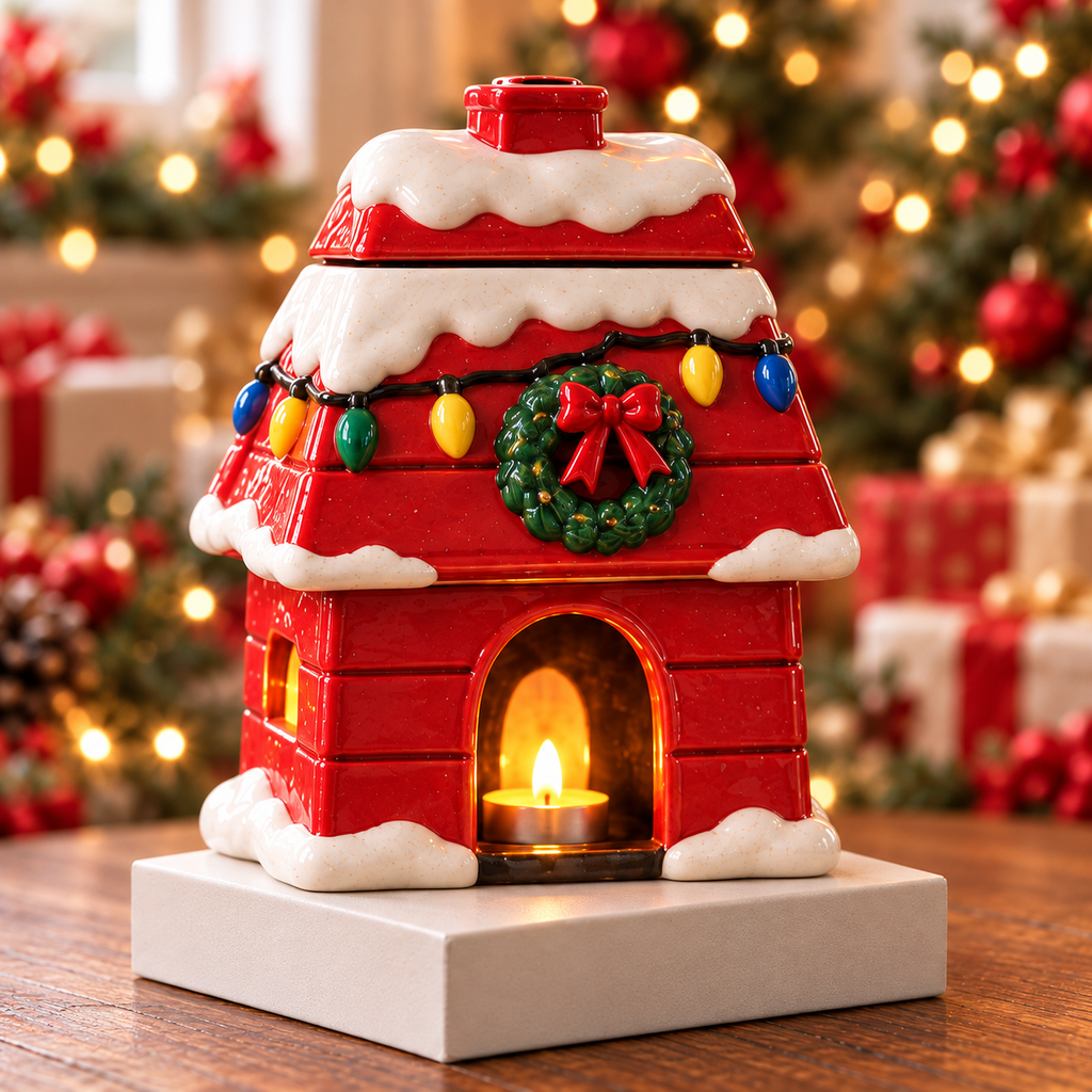 SPNY CHRISTMAS CERAMIC CANDLE HOLDER SET HQH