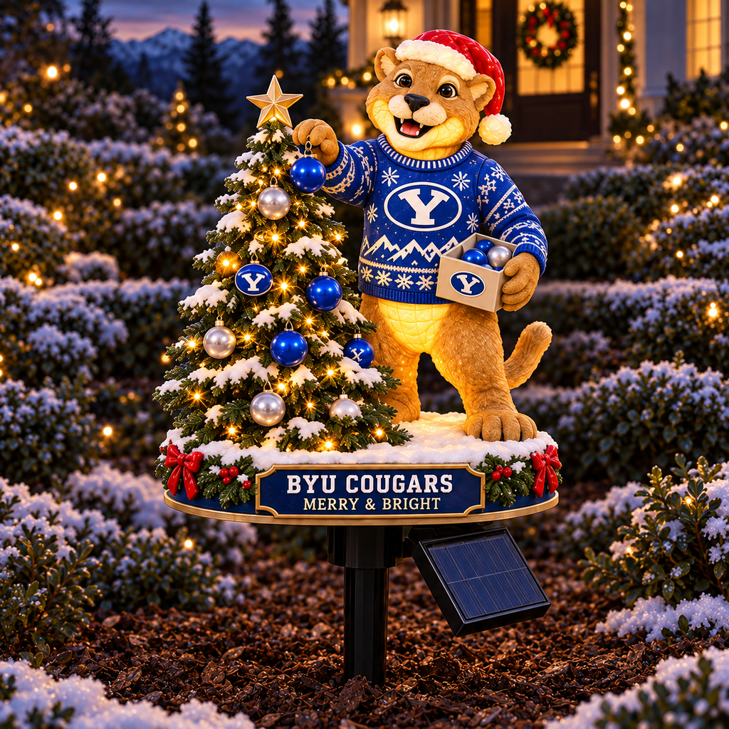 BYU PREMIUM CHRISTMAS SOLAR GARDEN LIGHTS SET HQH