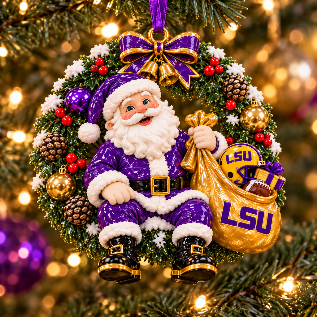 LSU Special Christmas Tree Ornament TTTT