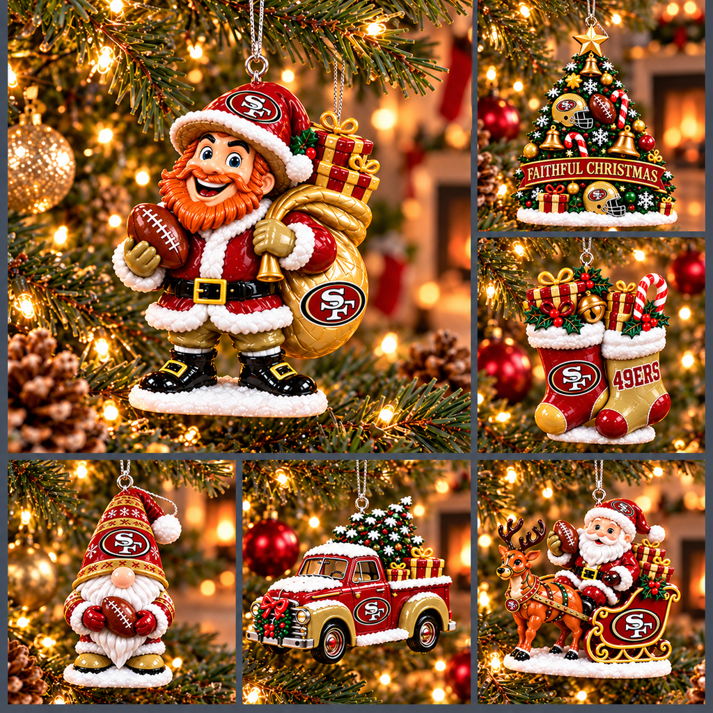 SF49 Premium Christmas Tree Ornament Set TMH