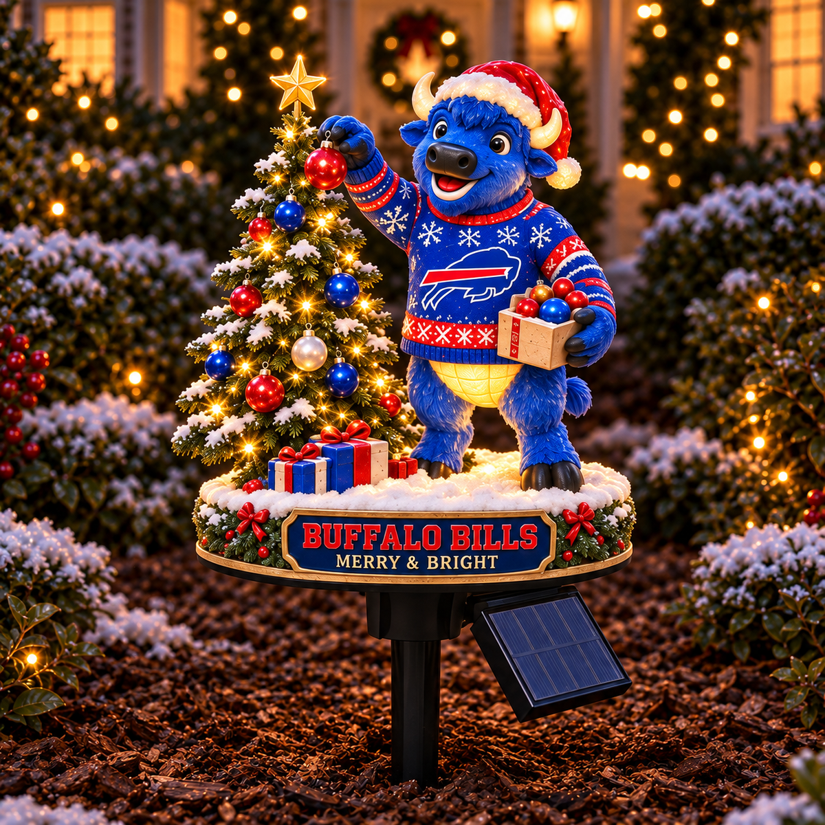 BFBL PREMIUM CHRISTMAS SOLAR GARDEN LIGHTS SET HQH