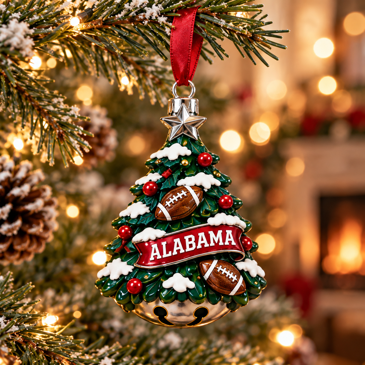 Premium ACT Christmas Bell Ornament TTMH