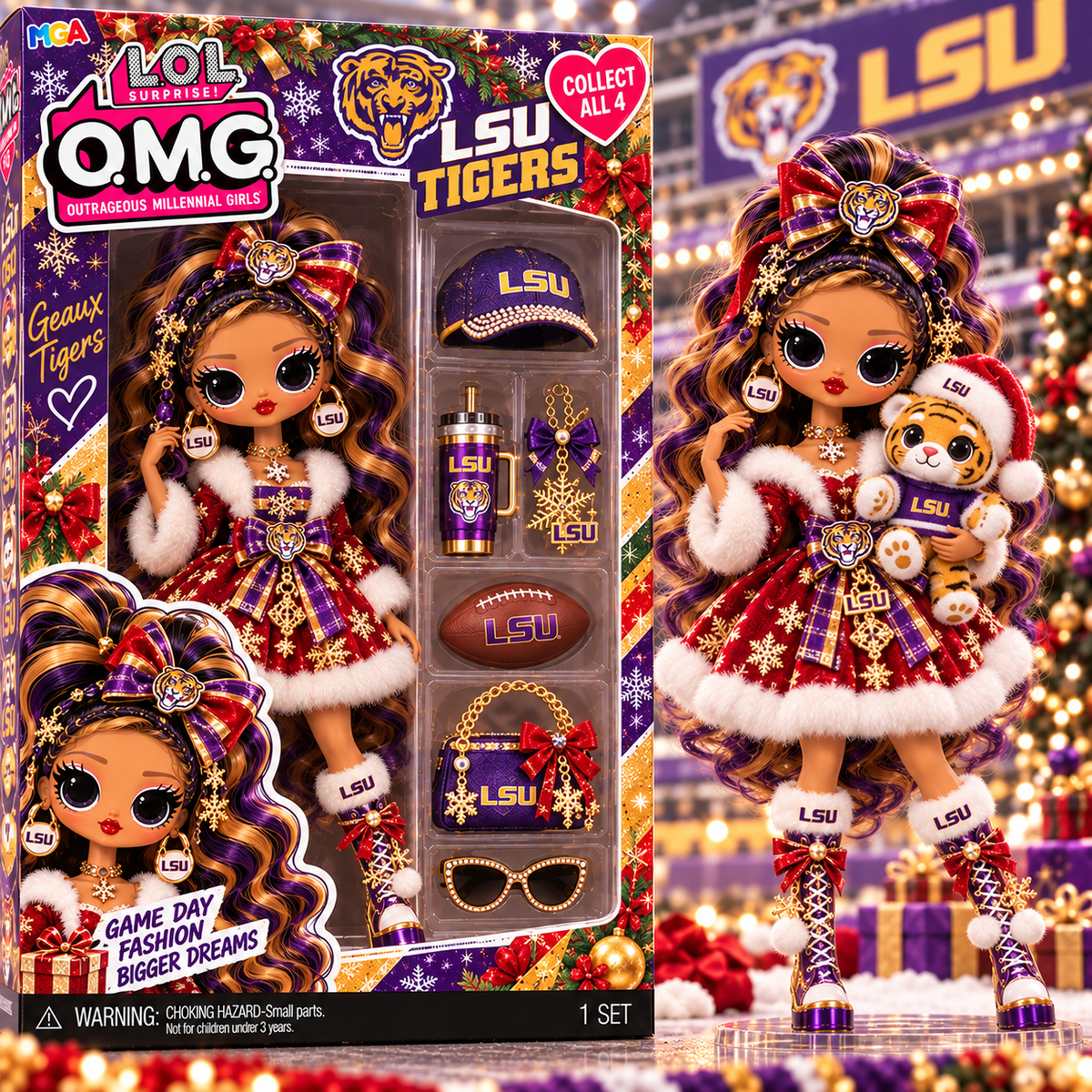 LSU Iconic Fashion Doll Collector Edition NTNA