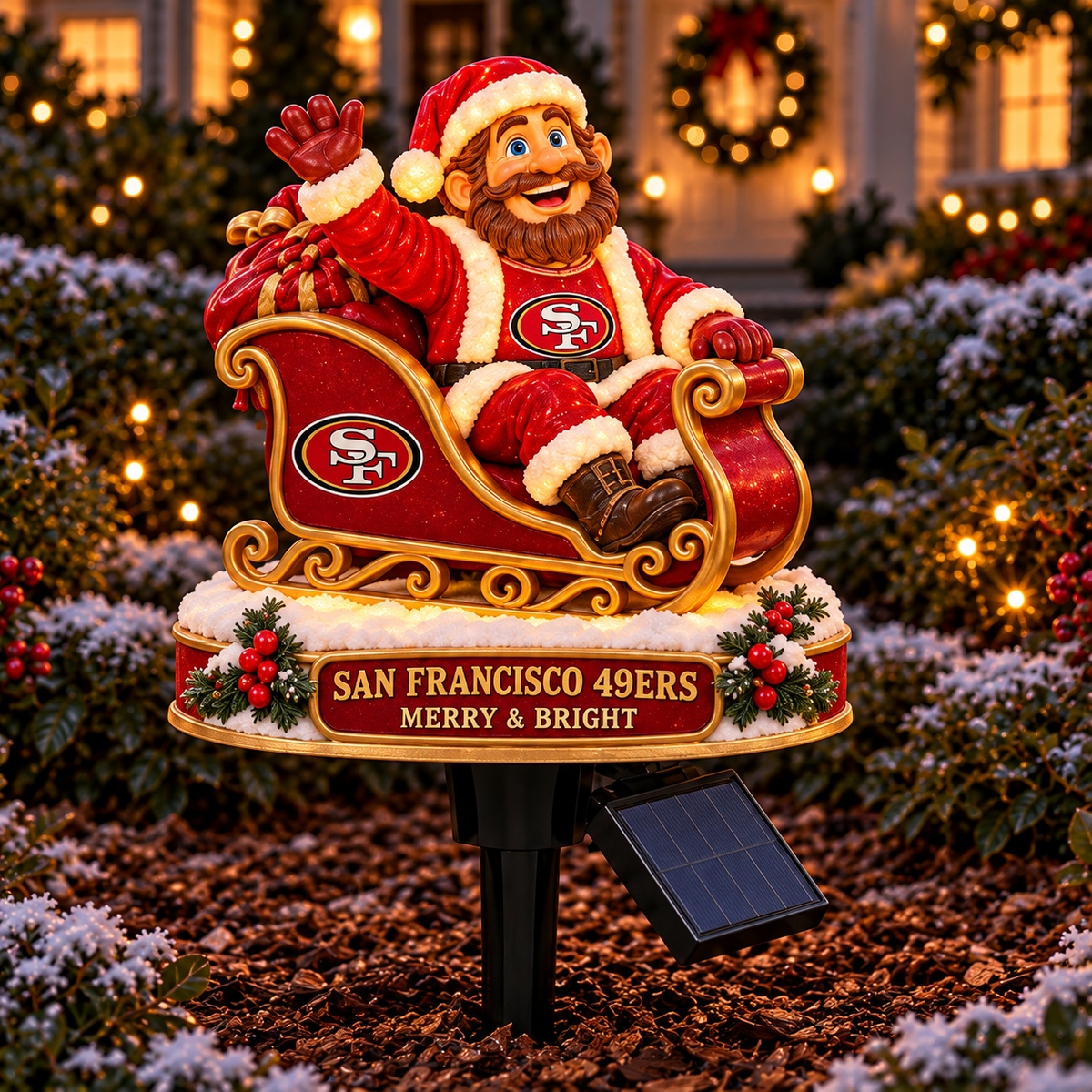 SF49 PREMIUM CHRISTMAS SOLAR GARDEN LIGHTS SET HQH