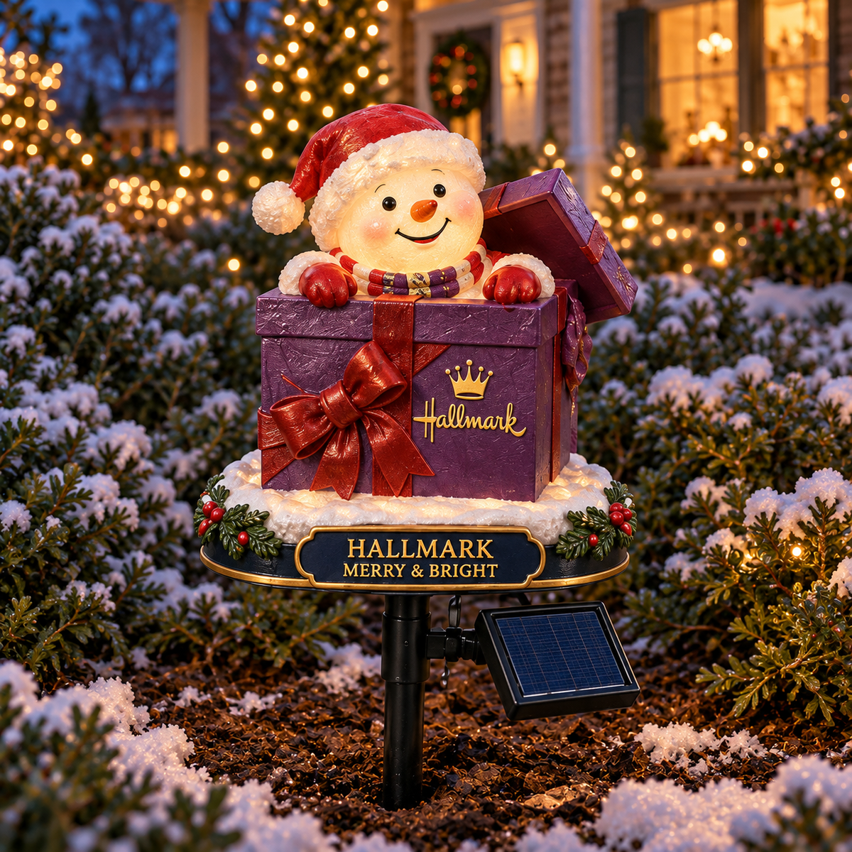 HMTV PREMIUM CHRISTMAS SOLAR GARDEN LIGHTS SET HQH