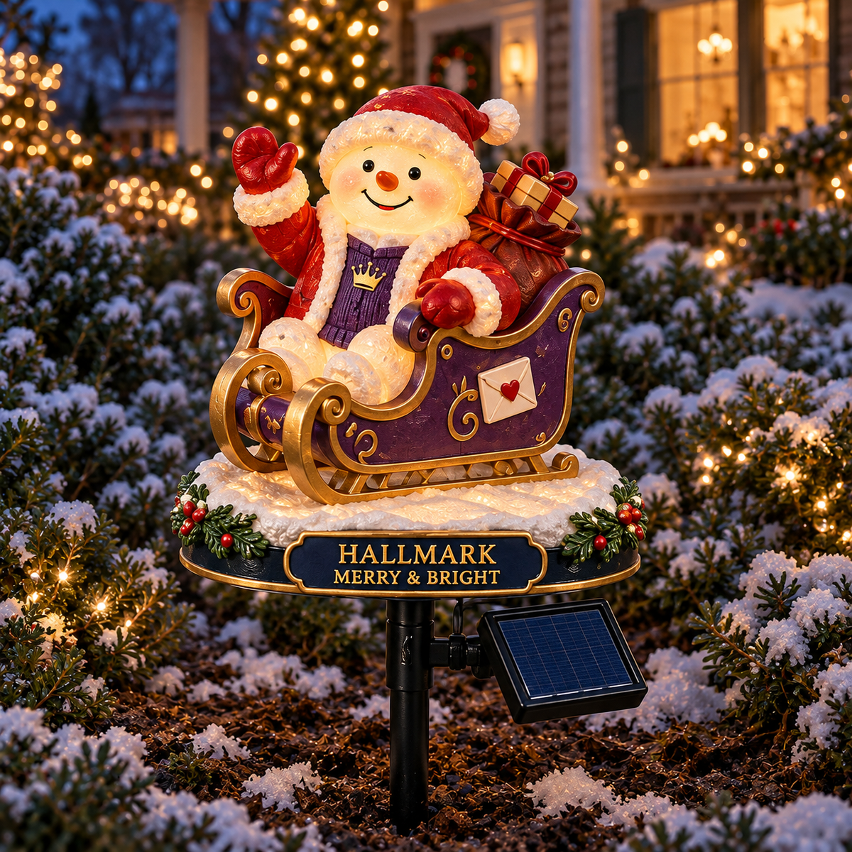 HMTV PREMIUM CHRISTMAS SOLAR GARDEN LIGHTS SET HQH