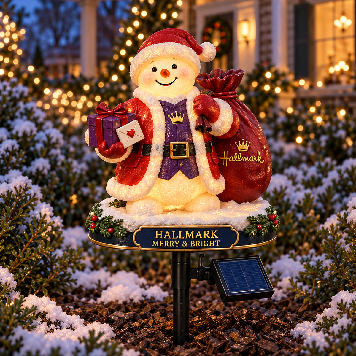 HMTV PREMIUM CHRISTMAS SOLAR GARDEN LIGHTS SET HQH