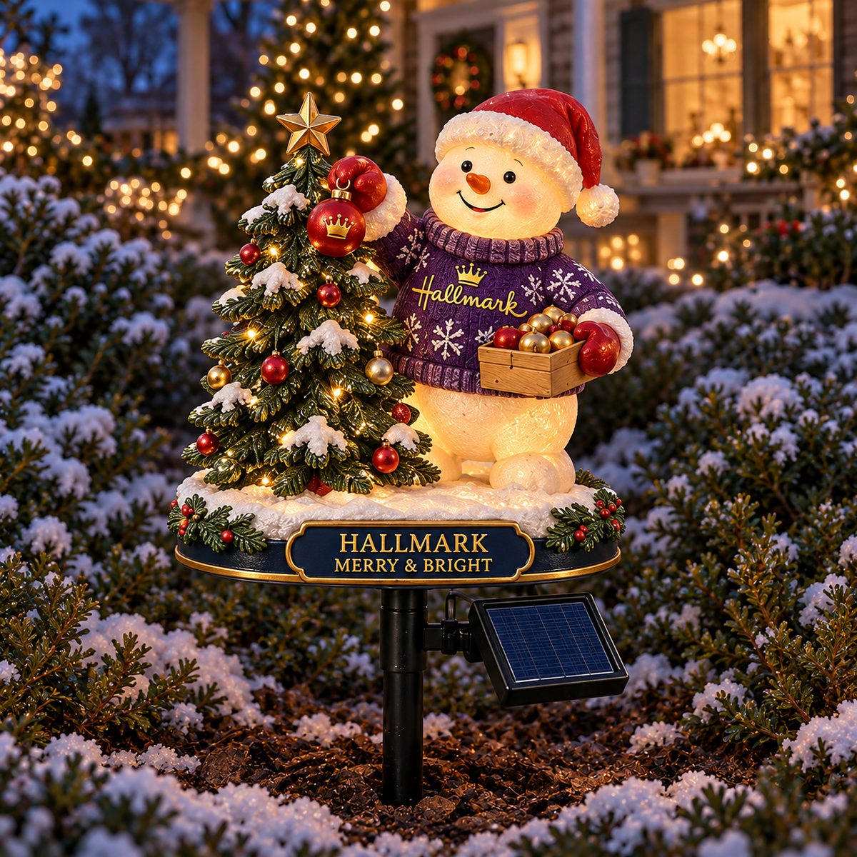HMTV PREMIUM CHRISTMAS SOLAR GARDEN LIGHTS SET HQH