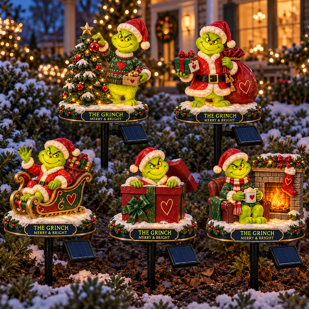 TGR PREMIUM CHRISTMAS SOLAR GARDEN LIGHTS SET HQH
