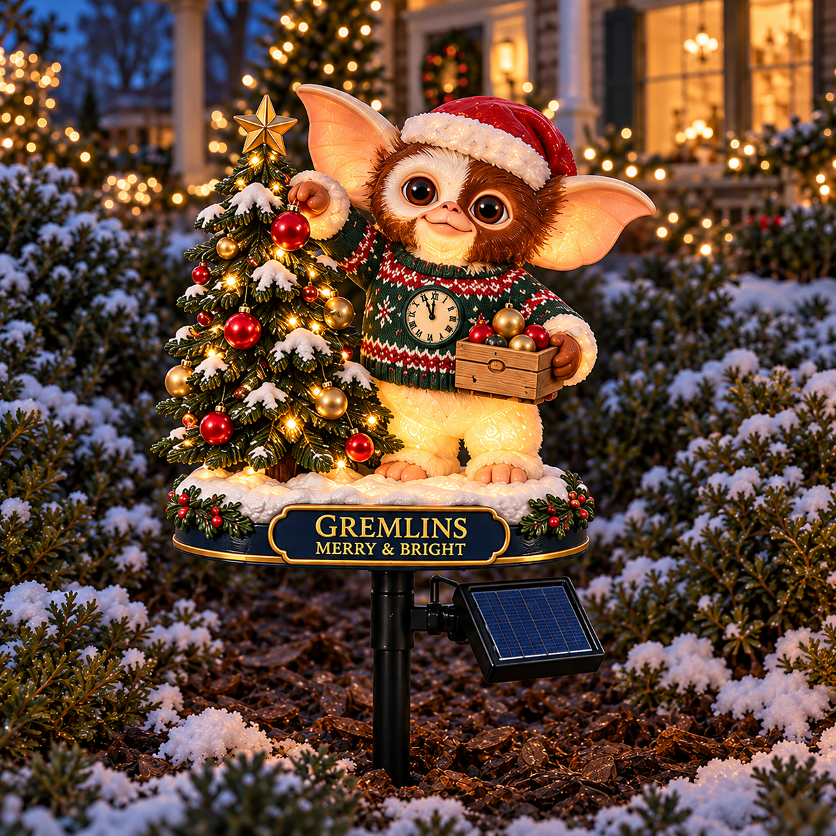 GRLN PREMIUM CHRISTMAS SOLAR GARDEN LIGHTS SET HQH