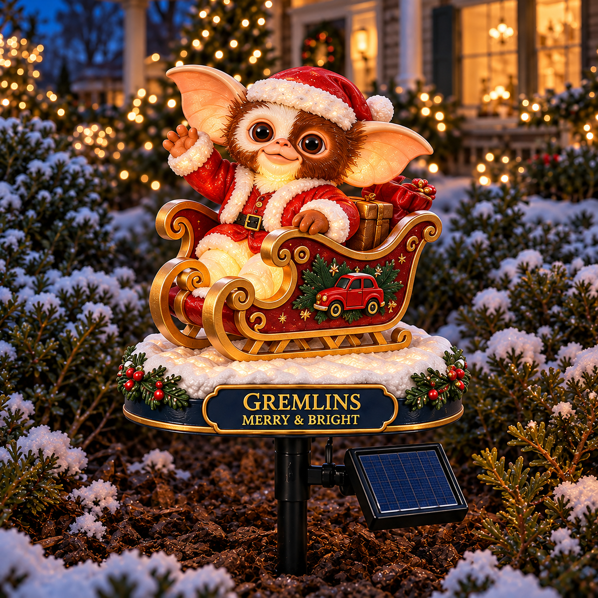 GRLN PREMIUM CHRISTMAS SOLAR GARDEN LIGHTS SET HQH