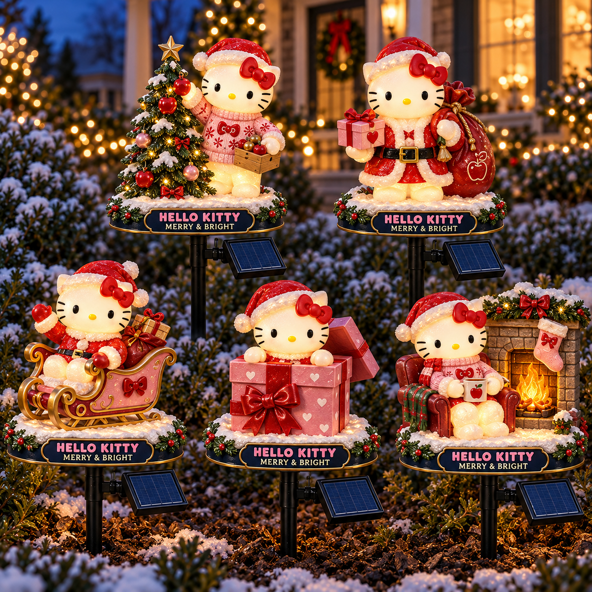 HLKT PREMIUM CHRISTMAS SOLAR GARDEN LIGHTS SET HQH