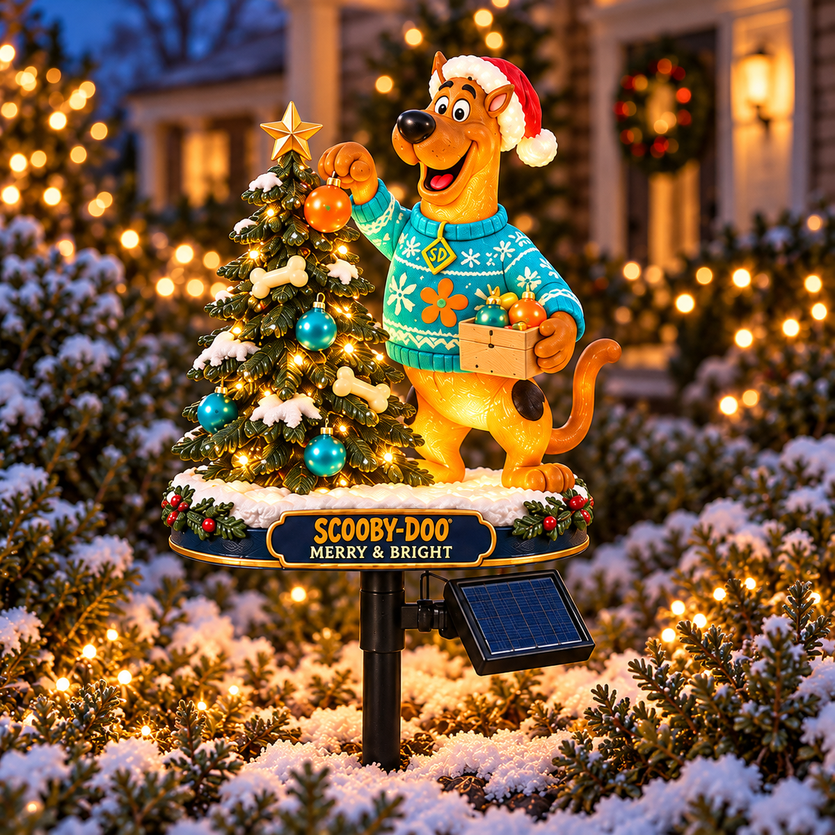 SCBD PREMIUM CHRISTMAS SOLAR GARDEN LIGHTS SET HQH