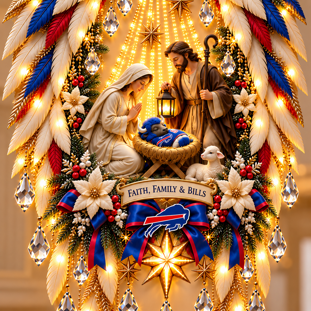 BFBL Illuminated Christmas Nativity Angel Wings PNPA