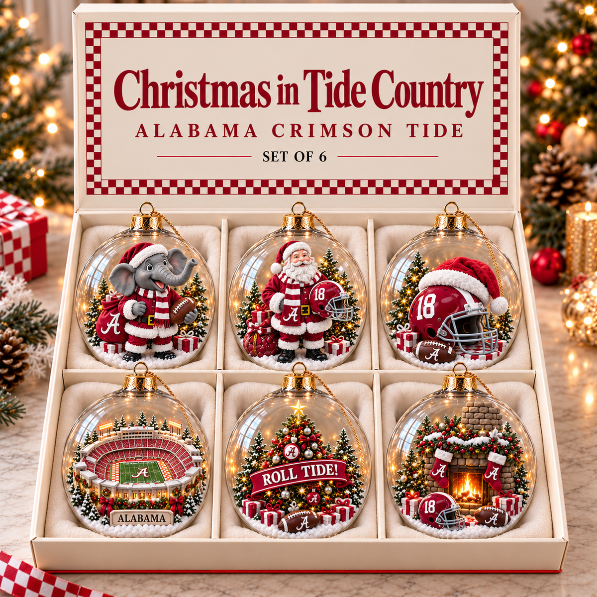 ACT Premium Christmas Tree Ornament Set TMH