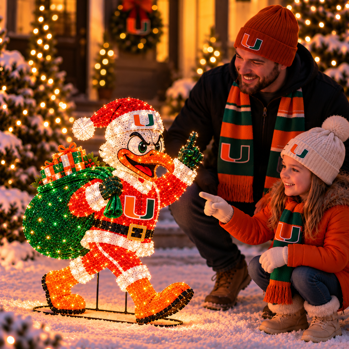 MHC Premium Lighted Christmas Mascot Decoration BMD