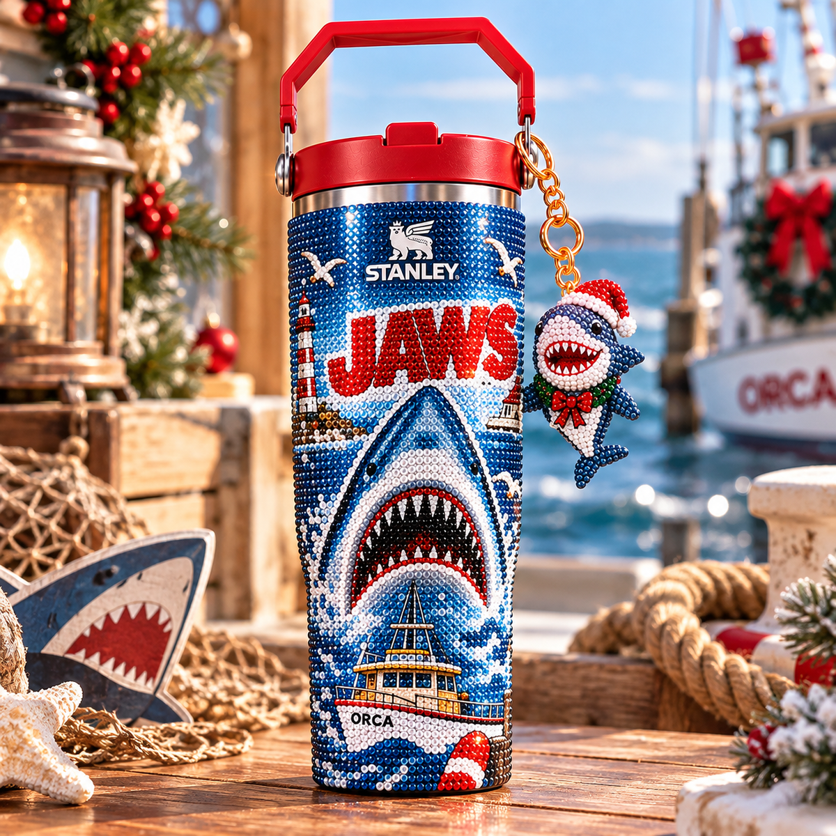 JAWS Premium Rhinestone Tumbler Gift Set NTNA