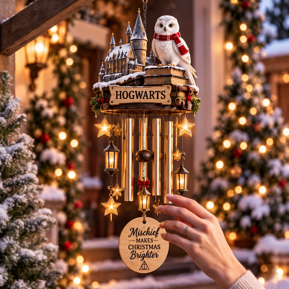 HRP Christmas Wind Chime With Charm TNSM