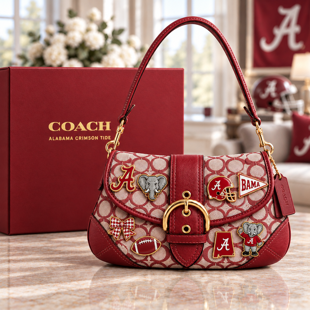 Alabama Crimson Tide Soho Bag With Charm