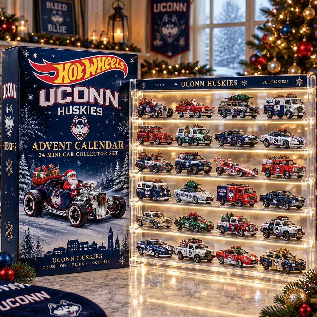UCONN Huskies Premium Mini Car Advent Calendar