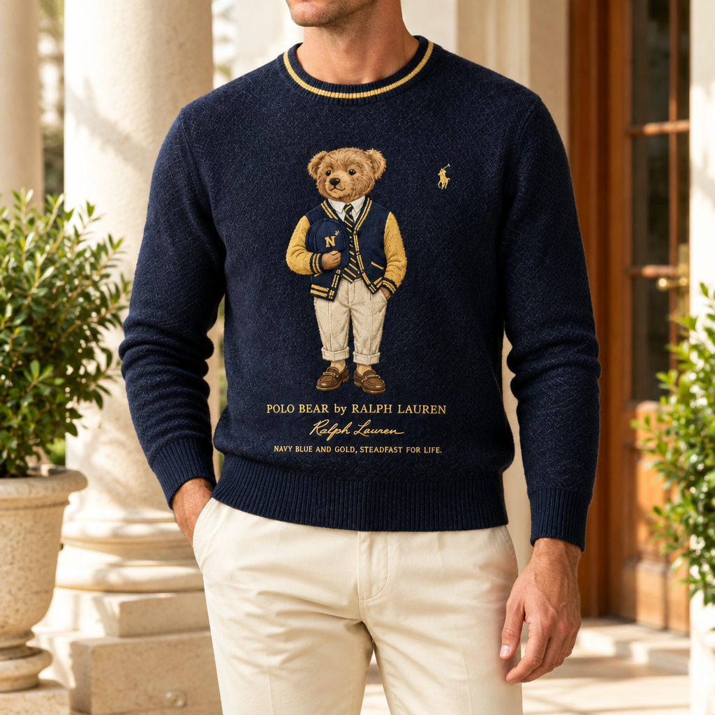 Navy Midshipmen Premium Crewneck Sweater
