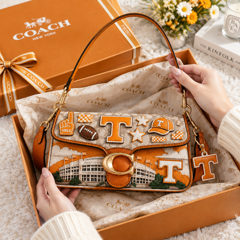 Tennessee Volunteers Coach Shoulder Cross With Charm