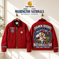 Washington Nationals Baseball Embroidered Detroit Jacket
