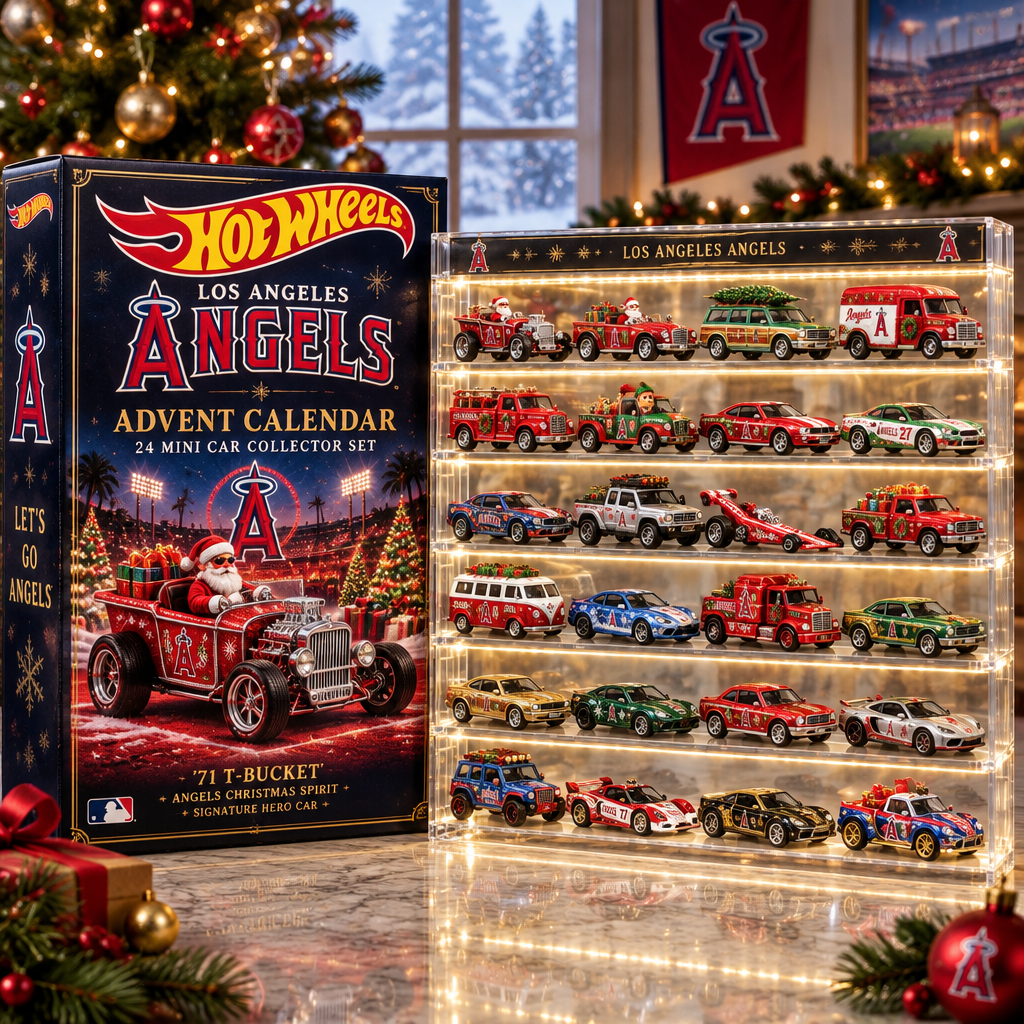 Los Angeles Angels Premium Mini Car Advent Calendar