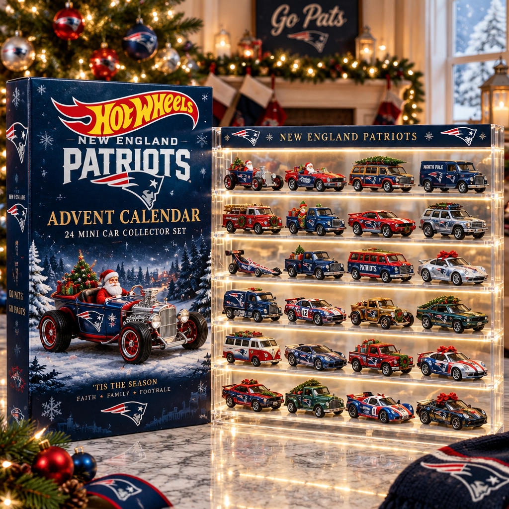 New England Patriots Premium Mini Car Advent Calendar