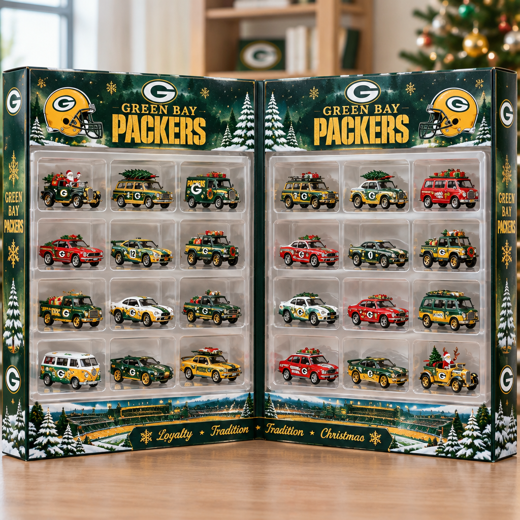 Green Bay Packers Premium Mini Car Advent Calendar