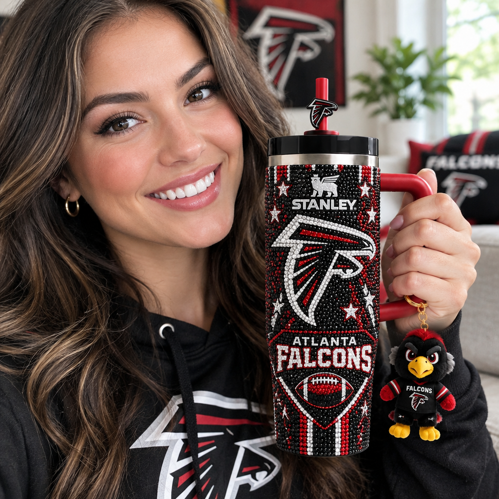 Atlanta Falcons 40oz Tumbler With Handle TTNL
