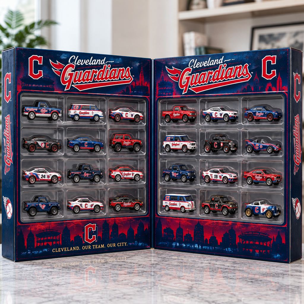 Cleveland Guardians Premium Mini Car Advent Calendar