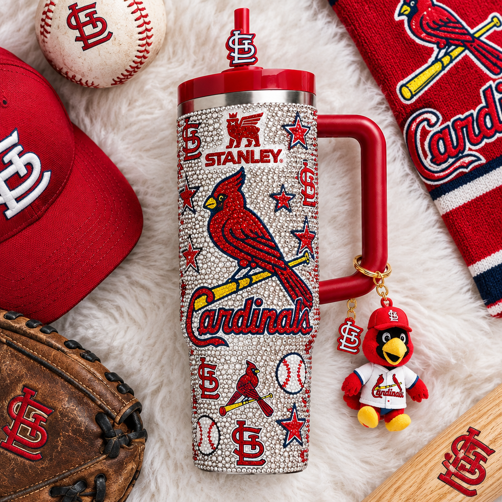 St Louis Cardinals 40oz Tumbler With Handle TTNL