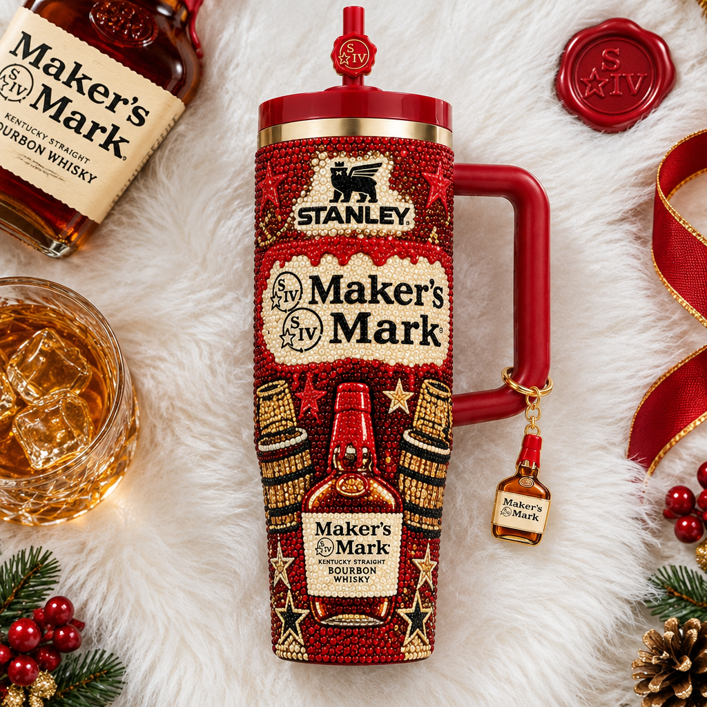 Maker S Mark 40oz Tumbler With Handle TTNL