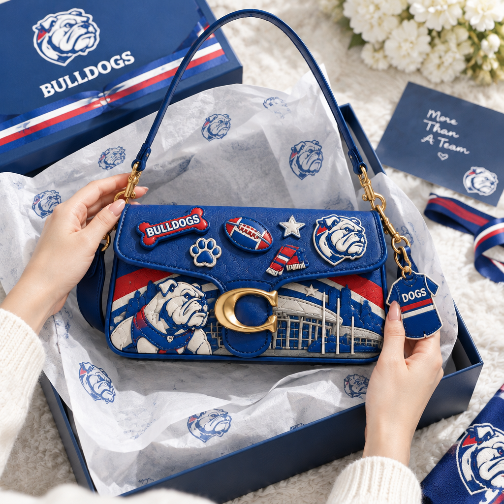 Western Bulldogs Coach Shoulder Cross With Charm