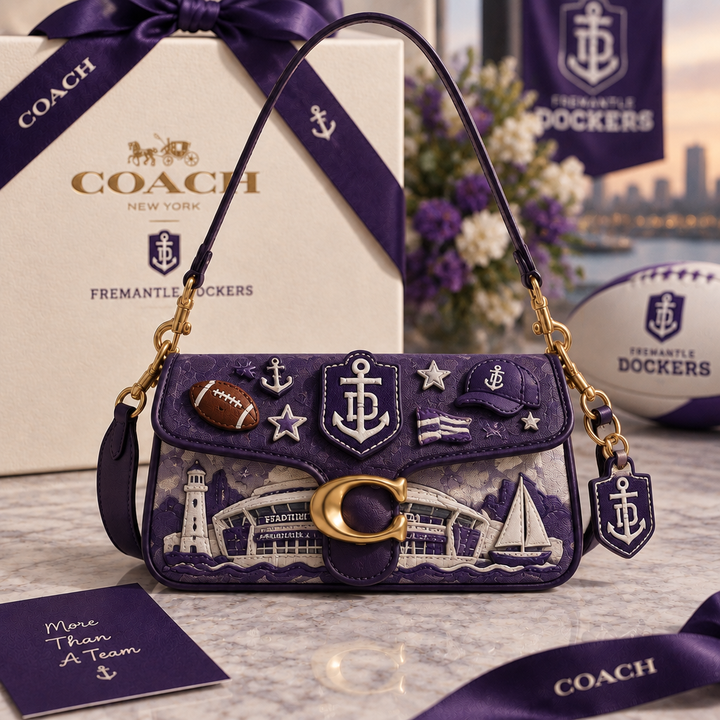Fremantle Dockers Coach Shoulder Cross With Charm
